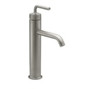 Kohler 14404-4A-BN Purist Tall Single-Handle Bathroom Sink Faucet With Straight Lever Handle 1