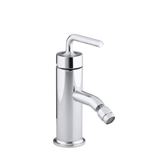 Kohler 14434-4A-CP Purist Single-Control Bidet Faucet With Straight Lever Handle 1