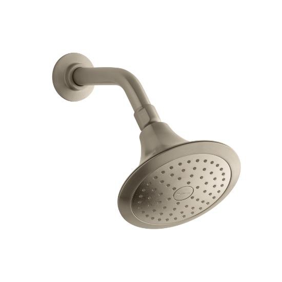 Kohler 10282-AK-BV Forte 2.5 Gpm Single-Function Wall-Mount Showerhead With Katalyst Air-Induction Spray 1