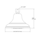 Kohler 10391-AK-PB Devonshire 2.5 Gpm Single-Function Wall-Mount Showerhead With Katalyst Air-Induction Spray 2