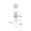 Kohler 7129-A-BV Lavatory Grid Drain With Overflow 2
