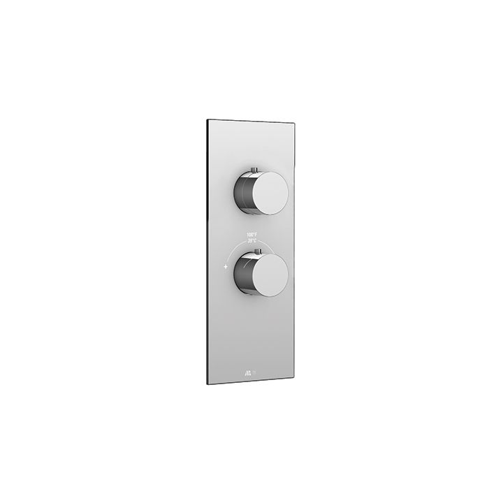Aquabrass SR3195 Trim Set For 1/2 Thermostatic Valve 12001 Brushed Nickel 1