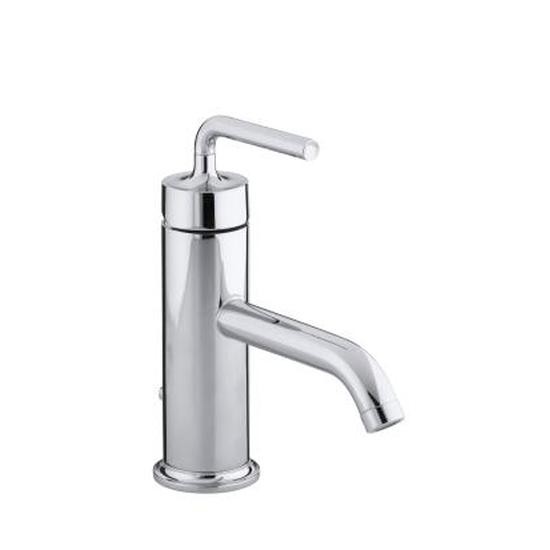 Kohler 14402-4A-CP Purist Single-Handle Bathroom Sink Faucet With Straight Lever Handle 1