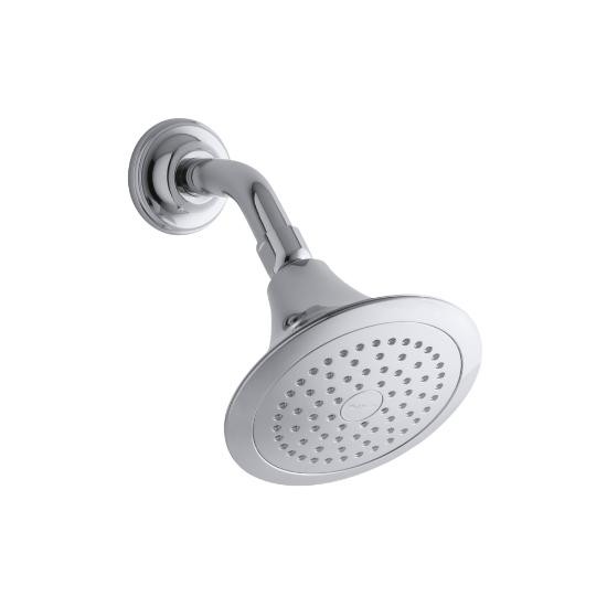 Kohler 10282-AK-CP Forte 2.5 Gpm Single-Function Wall-Mount Showerhead With Katalyst Air-Induction Spray 1