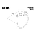 Kohler 10557-BN Devonshire Towel Ring 2