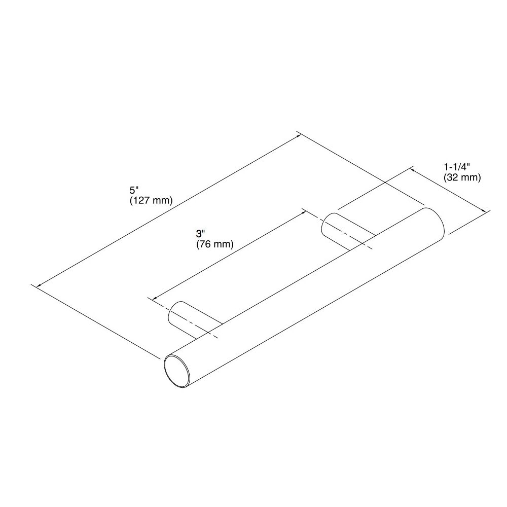 Kohler 14485-BV Purist 3 Drawer Pull 2