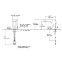 Kohler 13468-CP Geometric Touchless Ac-Powered Deck-Mount Faucet With Mixer 2