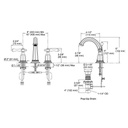 Kohler 13491-4-2BZ Kelston Widespread Bathroom Sink Faucet With Lever Handles - ONE ONLY 2
