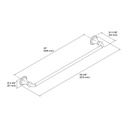 Kohler 10551-2BZ Devonshire 24 Towel Bar 2