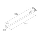 Kohler 11896-S Purist 42 Grab Bar 2
