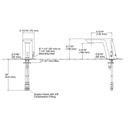 Kohler 13466-VS Geometric Touchless Deck-Mount Faucet With Temperature Mixer 2