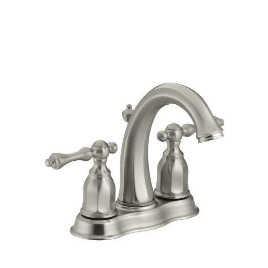 Kohler 13490-4-BN Kelston Centerset Bathroom Sink Faucet With Lever Handles 1