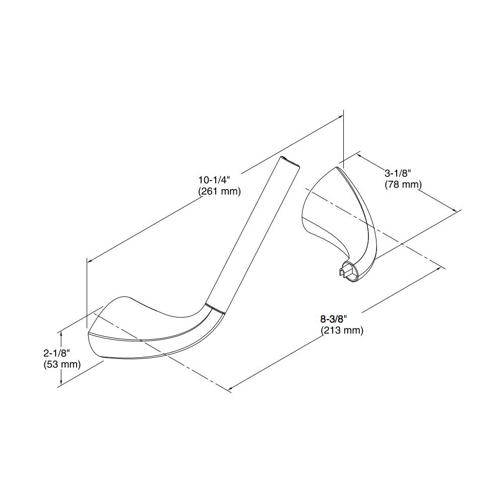 Kohler 37054-CP Alteo Pivoting Toilet Tissue Holder 2