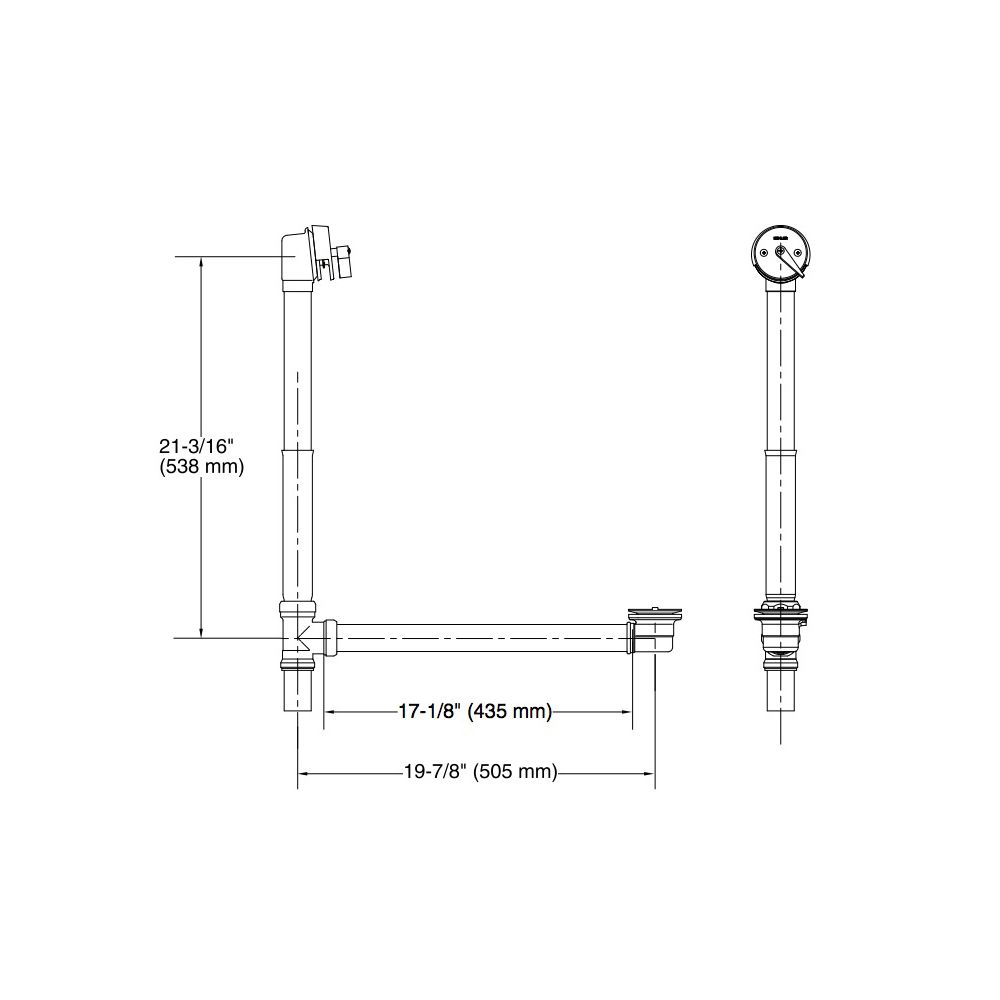 Kohler 7223-BN Sok Pop-Up Bath Drain 2