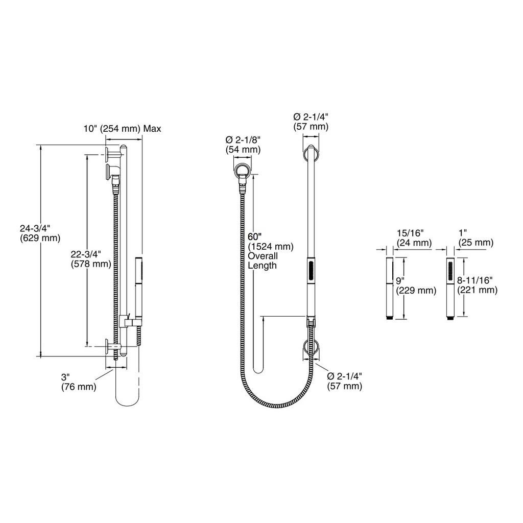 Kohler 8487-BN Hotel Handshower Kit 2