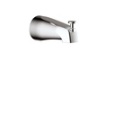 Aquabrass 10332 Tub Spouts 5 1/4 Round Tub Spout With Diverter Brushed Nickel 1
