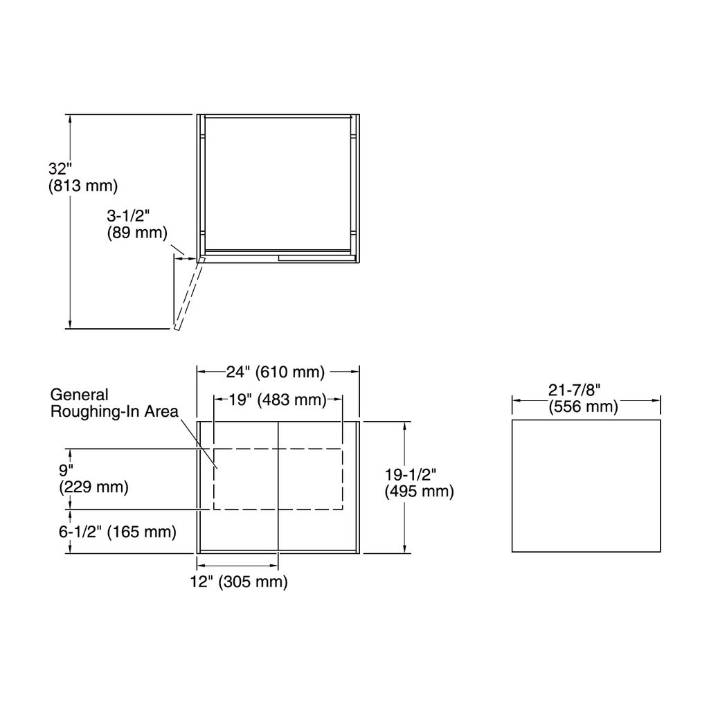 Kohler 99539-1WA Jute 24 Wall-Hung Bathroom Vanity Cabinet With 2 Doors 2
