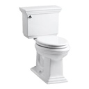 Kohler 3817-0 Memoirs Stately Comfort Height Two-Piece Elongated 1.28 Gpf Toilet With Aquapiston Flush Technology And Left-Hand Trip Lever 3
