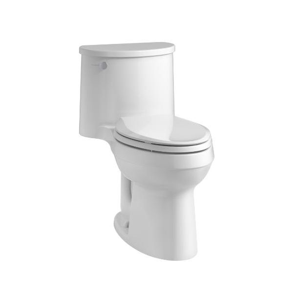 Kohler 3946-0 Adair Comfort Height One Piece Elongated 1.28 GPF Toilet 1