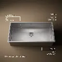Kohler 5283-NA Strive 35 x 18 Undermount Large Single Bowl Kitchen Sink 1