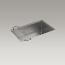Kohler 5409-NA Strive 29 x 18 Undermount Medium Single Bowl Sink 1