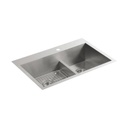 Kohler 3839-1-NA Vault 33 x 22 Undermount Double Kitchen Sink 1