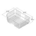 Kohler 6521-ST Wire Rinse Basket For Use In Executive Chef And Efficiency Kitchen Sinks 2