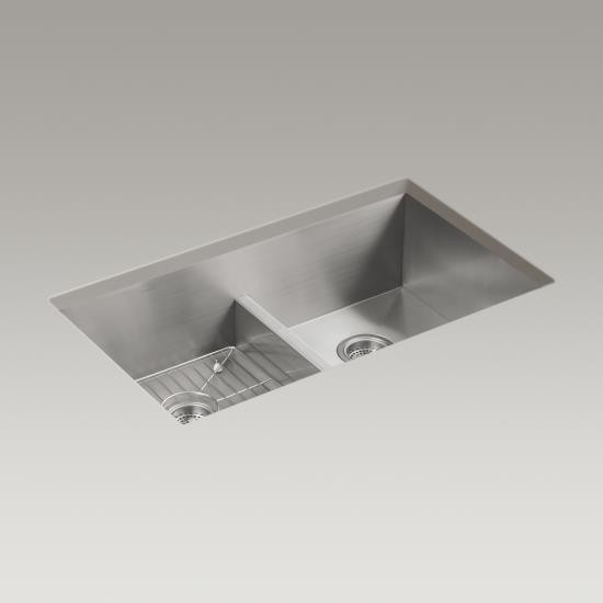 Kohler 3838-1-NA Vault 33 x 22 Undermount Double Kitchen Sink 1
