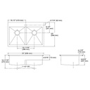 Kohler 3838-1-NA Vault 33 x 22 Undermount Double Kitchen Sink 2