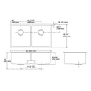 Kohler 5281-NA Strive 32 x 18 Undermount Double Kitchen Sink 2