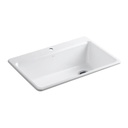 Kohler 5871-1A2-0 Riverby 33 X 22 X 9-5/8 Top-Mount Single-Bowl Kitchen Sink With Accessories 3
