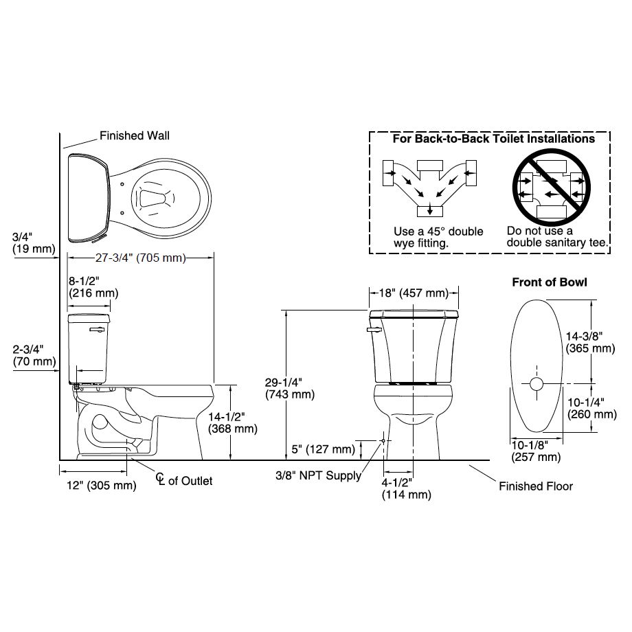 Kohler 3997-0 Wellworth Two-Piece Round-Front 1.28 Gpf Toilet With Class Five Flush Technology And Left-Hand Trip Lever 2