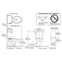 Kohler 3949-0 Highline Comfort Height Two-Piece Elongated 1.28 Gpf Toilet With Class Five Flush Technology And Left-Hand Trip Lever 2