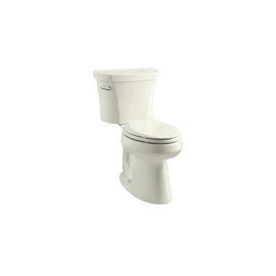 Kohler 3949-96 Highline Comfort Height Two-Piece Elongated 1.28 Gpf Toilet With Class Five Flush Technology And Left-Hand Trip Lever 1