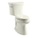Kohler 3949-96 Highline Comfort Height Two-Piece Elongated 1.28 Gpf Toilet With Class Five Flush Technology And Left-Hand Trip Lever 3