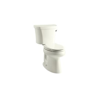 Kohler 3949-RA-96 Highline Comfort Height Two-Piece Elongated 1.28 Gpf Toilet With Class Five Flush Technology And Right-Hand Trip Lever 1