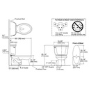 Kohler 3575-0 Wellworth Classic Two-Piece Elongated 1.28 Gpf Toilet With Class Five Flush Technology And Left-Hand Trip Lever 2