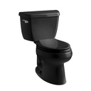 Kohler 3575-7 Wellworth Classic Two-Piece Elongated 1.28 Gpf Toilet With Class Five Flush Technology And Left-Hand Trip Lever 3