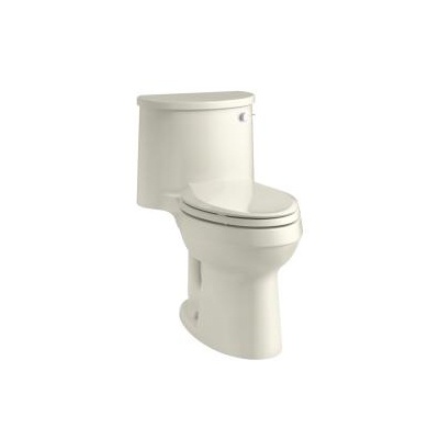 Kohler 3946-RA-96 Adair Comfort Height One-Piece Elongated 1.28 Gpf Toilet With Aquapiston Flushing Technology And Right-Hand Trip Lever 1