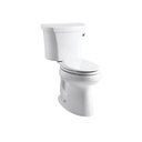 Kohler 3949-RA-0 Highline Comfort Height Two-Piece Elongated 1.28 Gpf Toilet With Class Five Flush Technology And Right-Hand Trip Lever 1