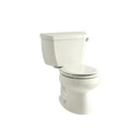 Kohler 3577-RA-96 Wellworth Classic Two-Piece Round-Front 1.28 Gpf Toilet With Class Five Flush Technology And Right-Hand Trip Lever 1