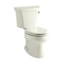 Kohler 3998-RZ-96 Wellworth Two-Piece Elongated 1.28 Gpf Toilet With Class Five Flush Technology Right-Hand Trip Lever Insuliner Tank Liner And Tank Cover Locks 3