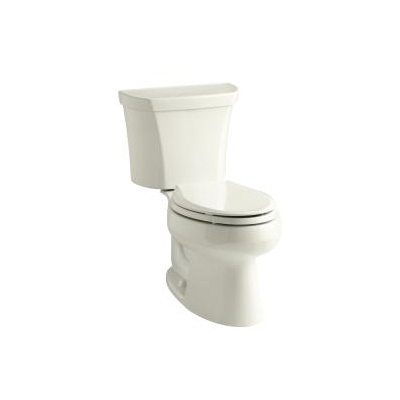 Kohler 3988-RA-96 Wellworth Two-Piece Elongated Dual-Flush Toilet With Right-Hand Trip Lever 1