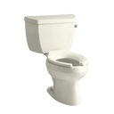 Kohler 3505-RA-96 Wellworth Classic Pressure Lite Elongated 1.6 Gpf Toilet With Right-Hand Trip Lever Less Seat 3