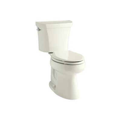 Kohler 3989-96 Highline Comfort Height Two-Piece Elongated Dual-Flush Toilet With Class Five Flush Technology And Left-Hand Trip Lever 1