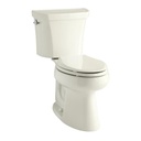 Kohler 3989-96 Highline Comfort Height Two-Piece Elongated Dual-Flush Toilet With Class Five Flush Technology And Left-Hand Trip Lever 3