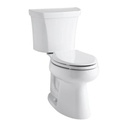 Kohler 3979-RA-0 Highline Comfort Height Two-Piece Elongated 1.6 Gpf Toilet With Class Five Flush Technology And Right-Hand Trip Lever 3