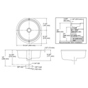 Kohler 2883-58 Verticyl Round Under-Mount Bathroom Sink 2