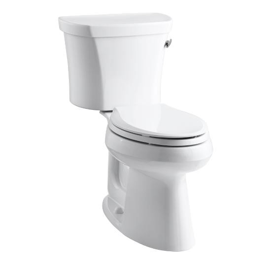 Kohler 3949-UR-0 Highline Comfort Height Two-Piece Elongated 1.28 Gpf Toilet With Class Five Flush Technology Right-Hand Trip Lever And Insuliner Tank Liner 3