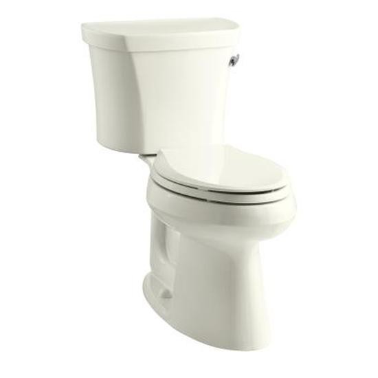 Kohler 3949-UR-96 Highline Comfort Height Two-Piece Elongated 1.28 Gpf Toilet With Class Five Flush Technology Right-Hand Trip Lever And Insuliner Tank Liner 3